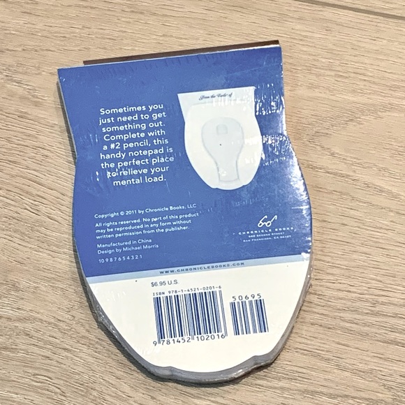 Funny FROM THE TOILET Notepad & Pencil Set NWT - Picture 4 of 6